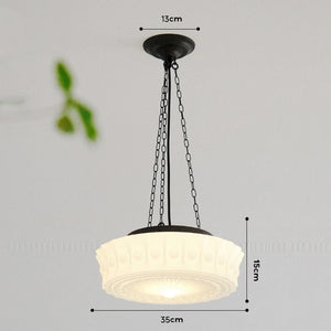 French retro style glass chandelier for elegant interiors