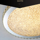 Plafonnier rond ultra-mince en cristal led moderne