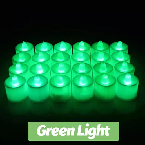 flameless led candles for wedding party decoration Christmas heart shaped - vue 15 sur 14