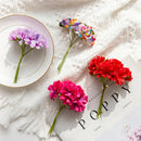Mini artificial hydrangea flower bouquet for decoration and crafts