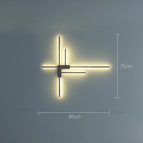 Modern creative wall light for stylish interior decor - vue 10 sur 22