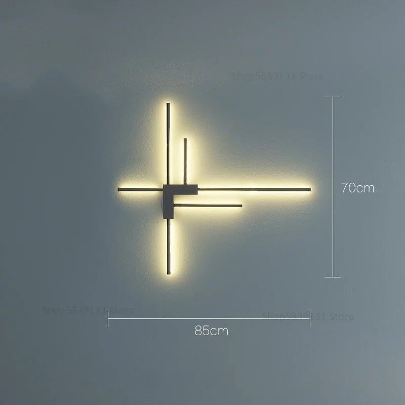 Modern creative wall light for stylish interior decor - vue 9 sur 22