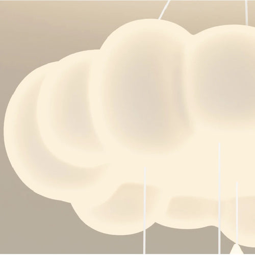 Modern romantic cloud chandelier for children's bedroom interior decoration - vue 7 sur 12