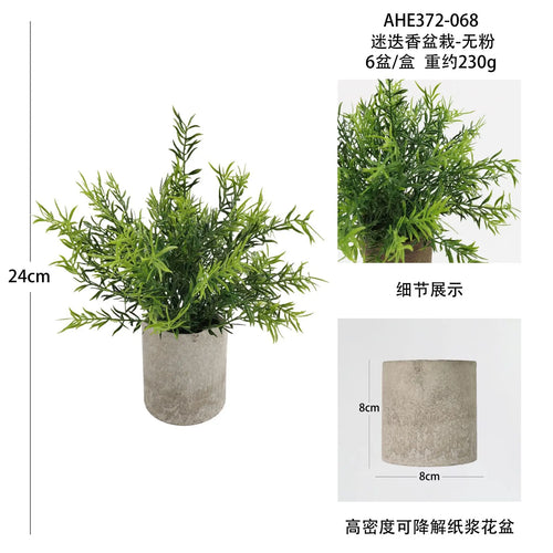 Artificial plants for office and table decoration