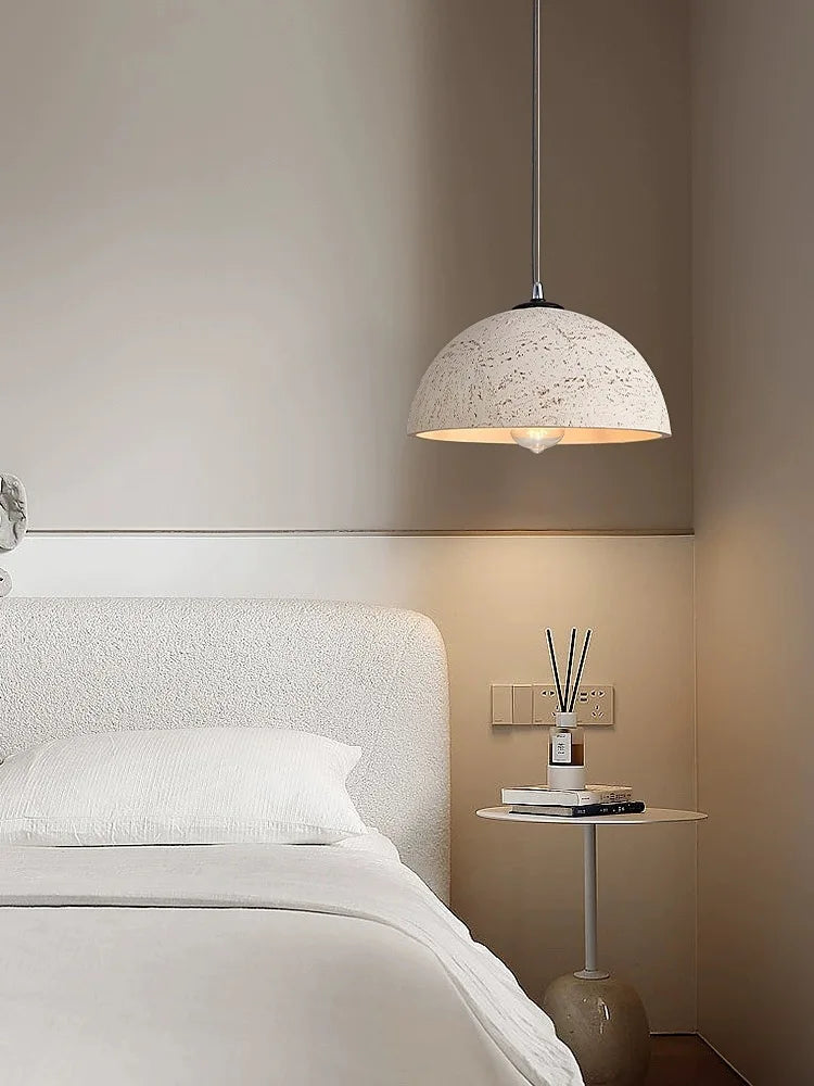 Japanese wabi sabi chandelier for modern Nordic decor - vue 5 sur 11