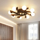 Nordic wood design chandelier for interior decoration