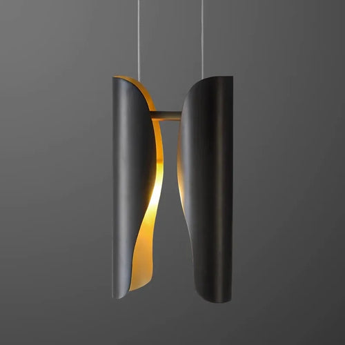 Modern copper pendant light for restaurant and home interiors - vue 2 sur 10
