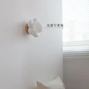 Pink and white flower LED wall light
