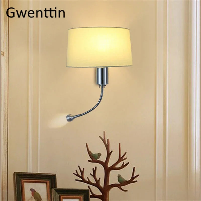 Modern LED wall light for interior decoration and reading