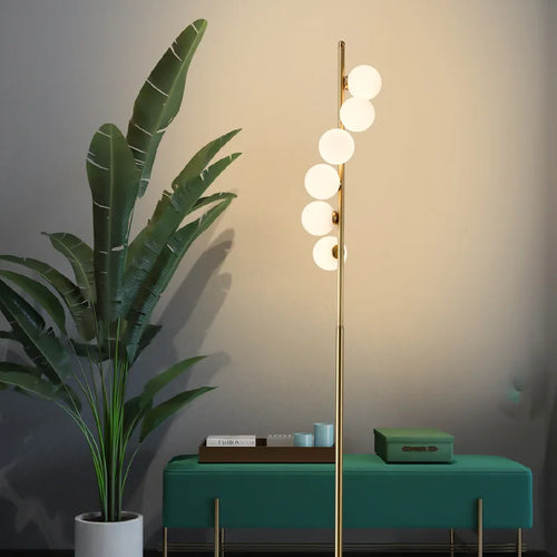 Spiral glass table lamp for interior decoration - vue 2 sur 6