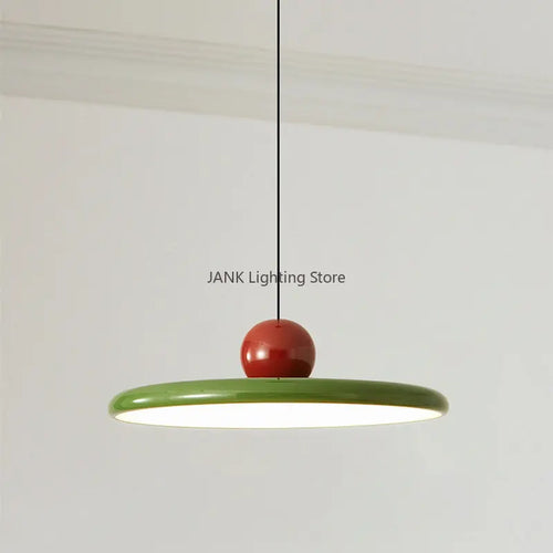 Retro medieval Bauhaus UFO pendant light for restaurant, living room, study, creative LED interior chandelier - vue 3 sur 15