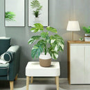 Realistic and elegant artificial monstera plant for interior decoration