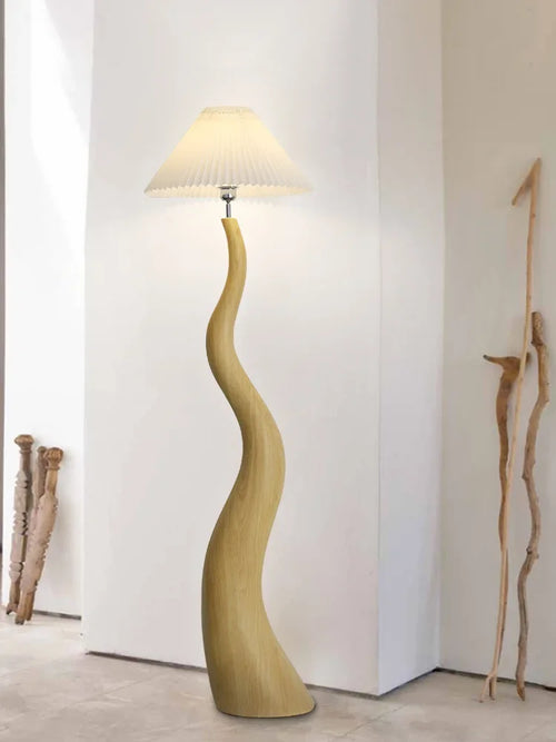 Nordic style curved mushroom floor lamp high-end decoration - vue 5 sur 9