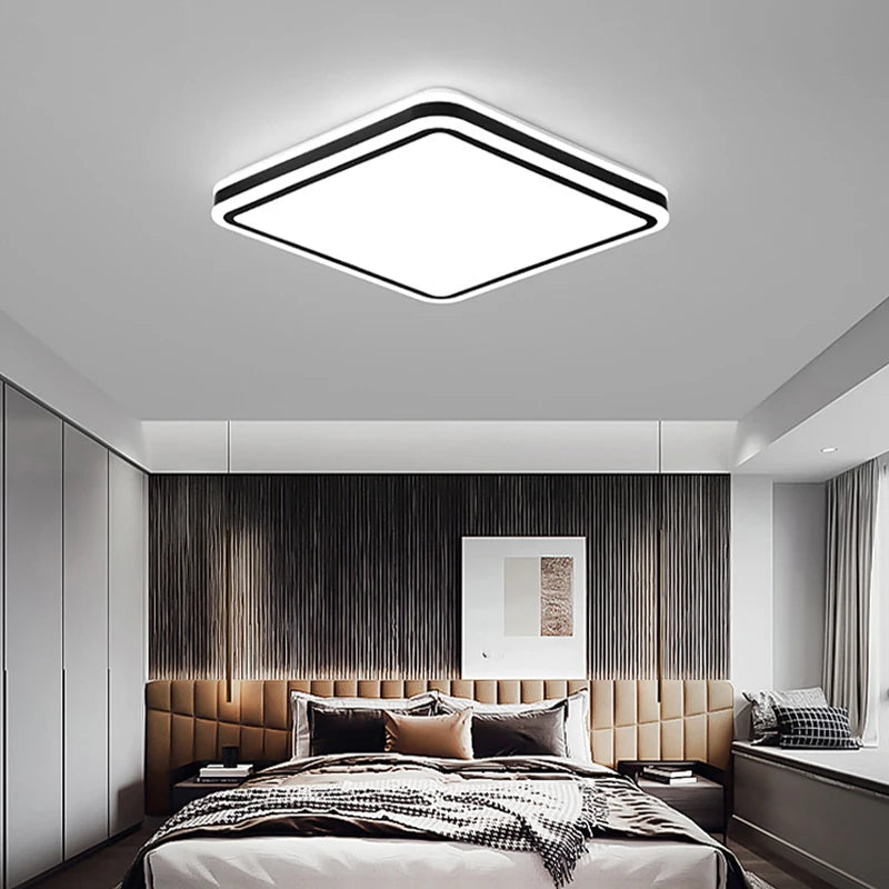 Modern round recessed LED nordic ambience lamp - vue 3 sur 10