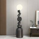 Unique round acrylic floor lamp