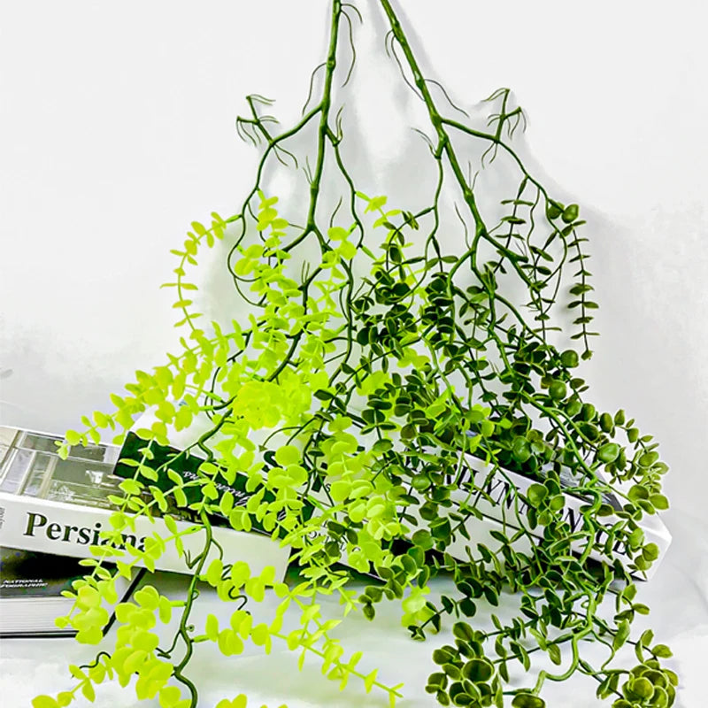 Artificial rattan and eucalyptus plants for indoor and outdoor decoration