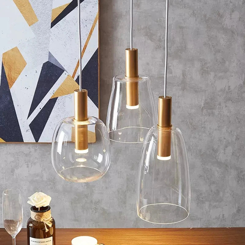 Luxury LED Nordic style modern pendant chandelier