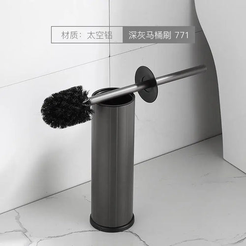 Toilet brush with holder for bathroom