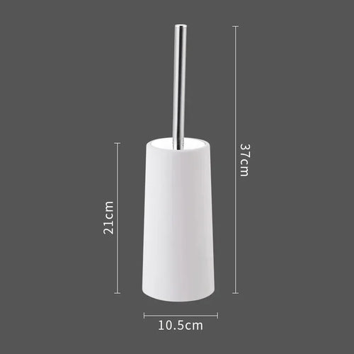 Luxury toilet brush with gold holder for bathroom - vue 10 sur 10