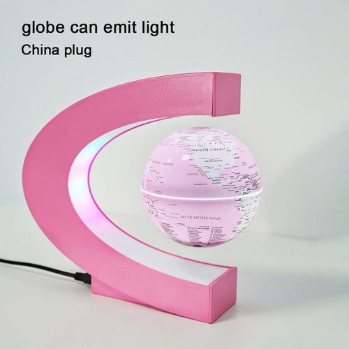 3d magnetic levitation globe with light autorotation