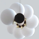 Japanese solid wood chandelier with creative design and modern lighting