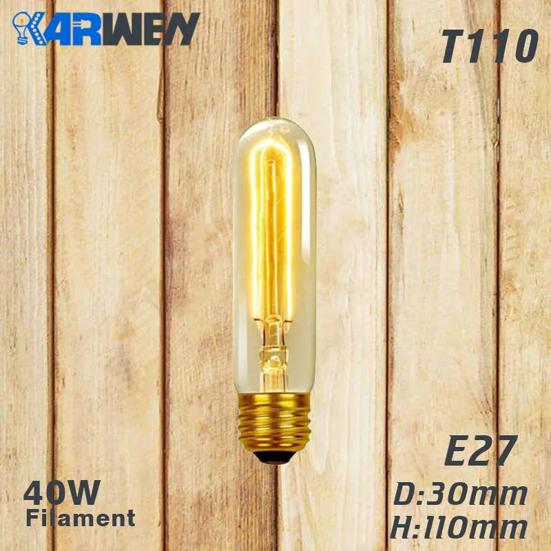 Vintage edison filament bulb set of six - vue 18 sur 18