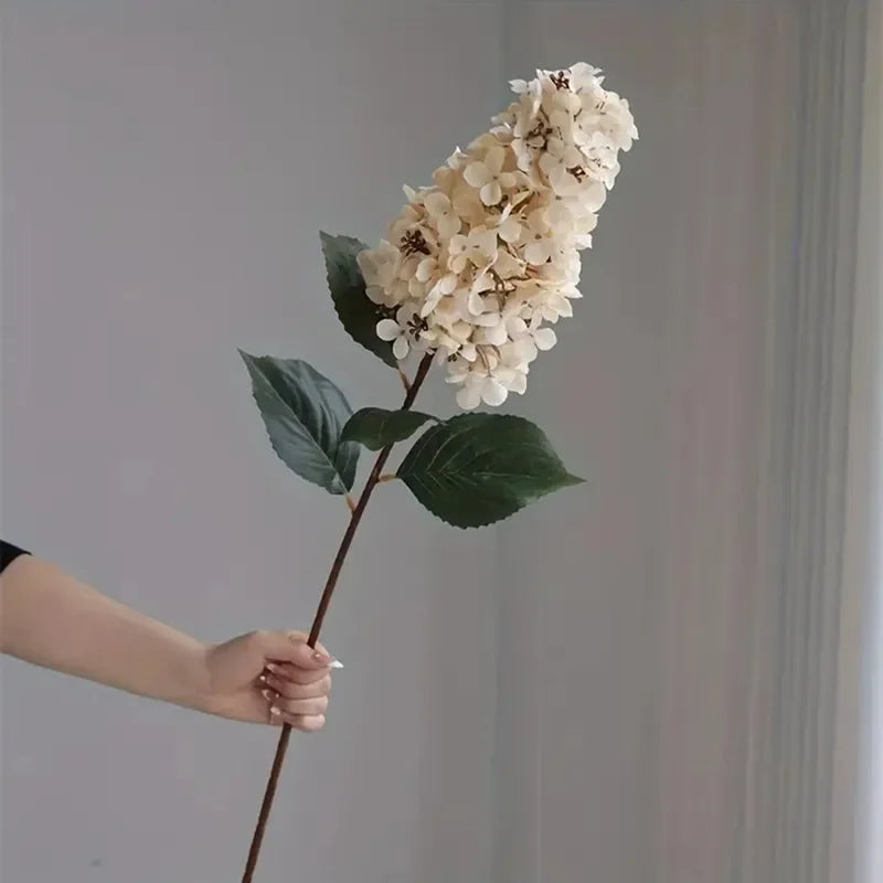 Large artificial hydrangea flower for floral decoration and weddings