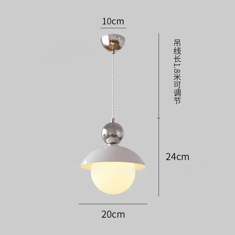 Elegant glass ball chandelier for modern interiors - vue 8 sur 8