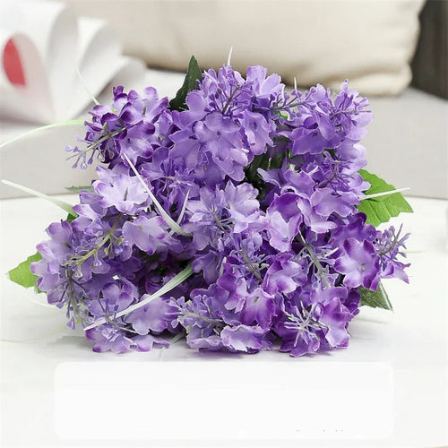 Artificial hyacinth bouquet for elegant floral decoration - vue 7 sur 13