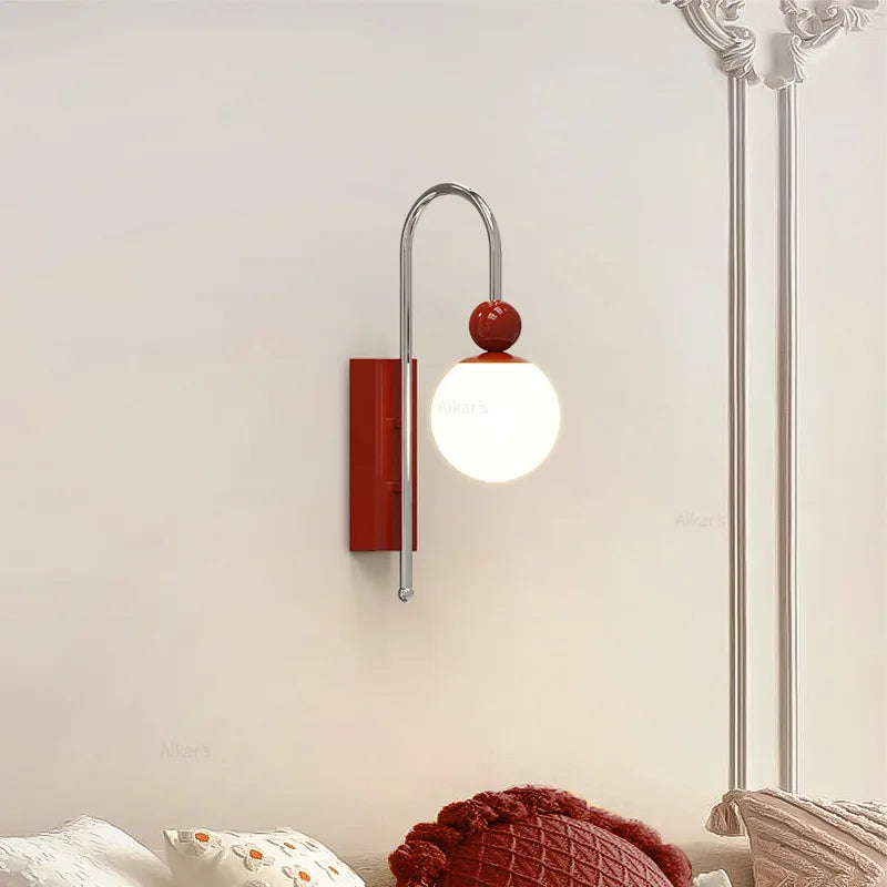 Metal LED wall light with dimmable function