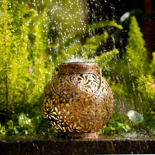 Retro hanging solar lights for garden and outdoors - vue 6 sur 8