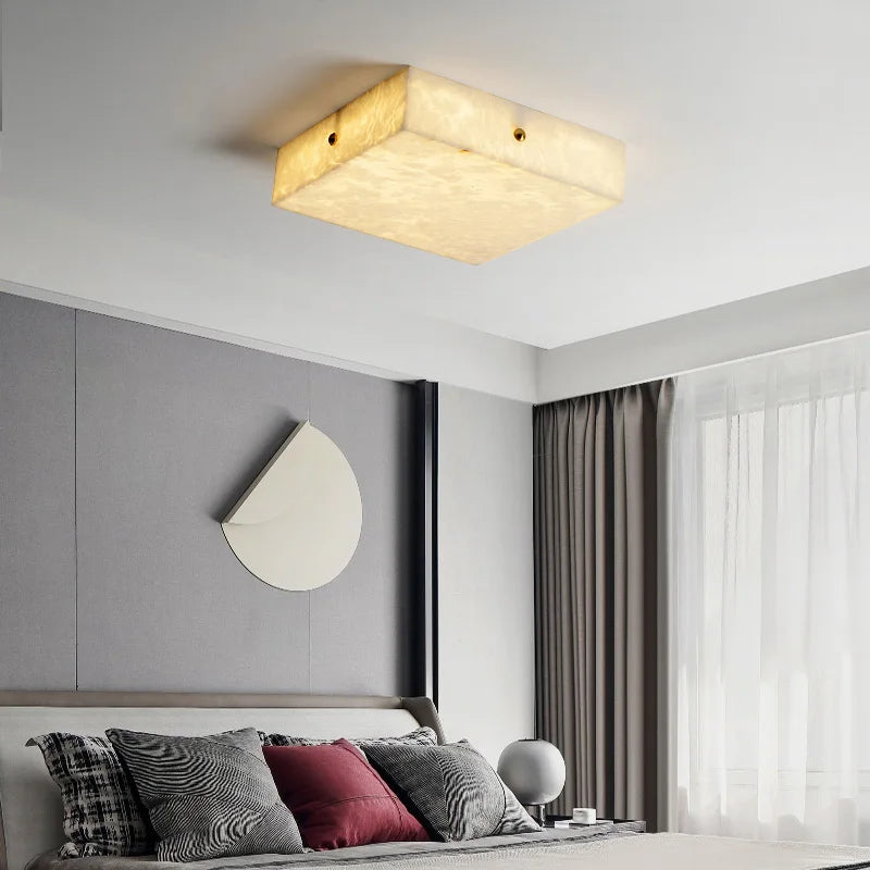 Modern Chinese style copper ceiling light for elegant interiors