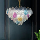 Sandya modern luxury chandeliers with glass shade