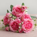 Small artificial flower bouquet for spring decoration and weddings