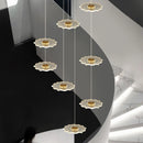 Modern LED chandelier for decorative indoor lighting