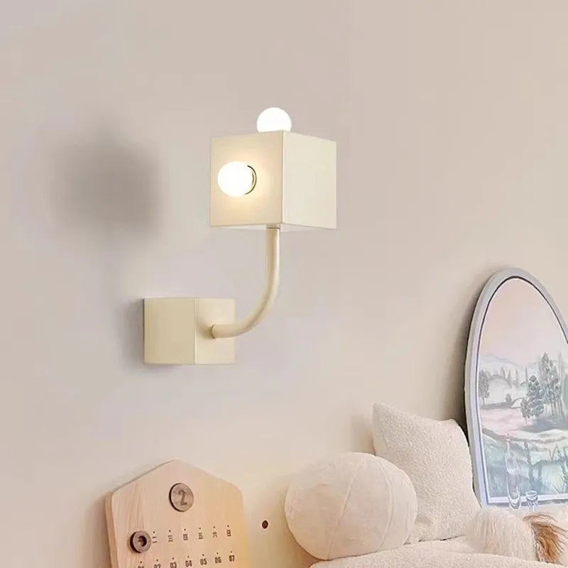 Bauhaus vintage art red wall light for living room, bedroom and designer décor