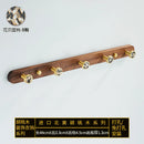 creative walnut wood hook for wall organization