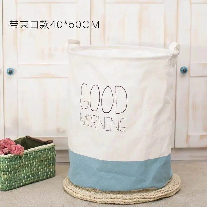 waterproof laundry baskets modern nordic style large capacity foldable - vue 5 sur 11