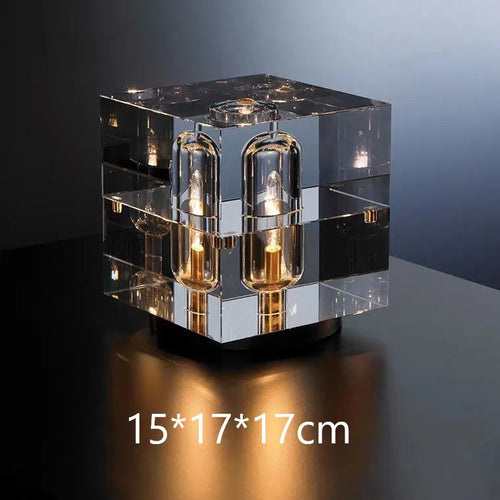 Post-modern nordic luxury gold crystal LED floor lamp - vue 15 sur 17