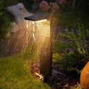 Solar garden light outdoor waterproof LED pathway bollard 2200mAh
