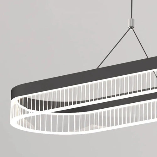 Decorative indoor chandelier with pendant suspension - vue 7 sur 8