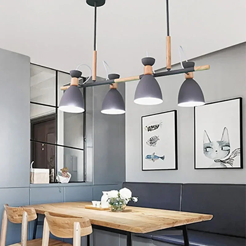 Nordic wooden designer chandelier for modern interiors