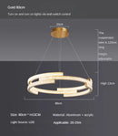 Elegant circular designer pendant light for modern interiors