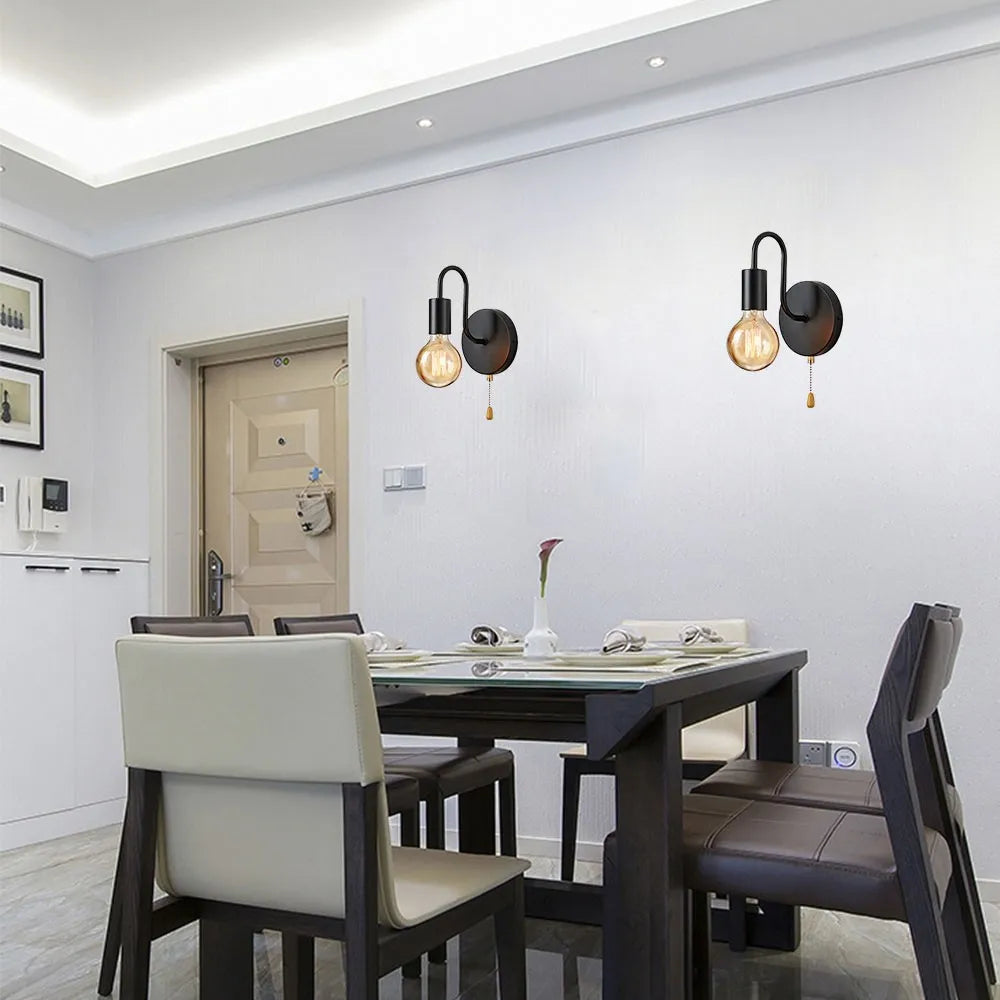 Modern minimalist wall light with creative Nordic design - vue 5 sur 7