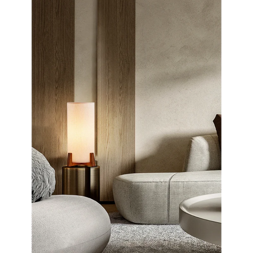 Wabi-sabi Japanese retro style creative floor lamp - vue 4 sur 7