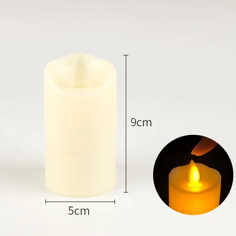 flameless electric candle lamp for wedding and party decorations - vue 11 sur 14