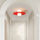 Modern LED ceiling light for hallway, corridor, lounge, dining room, kitchen, bedroom – black or white