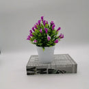Artificial bonsai flower in pot for indoor and outdoor decoration