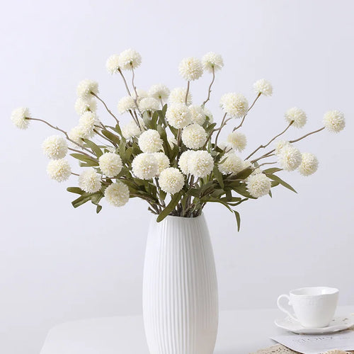 Artificial dandelion flowers wedding bouquet valentine's day gift - vue 4 sur 15