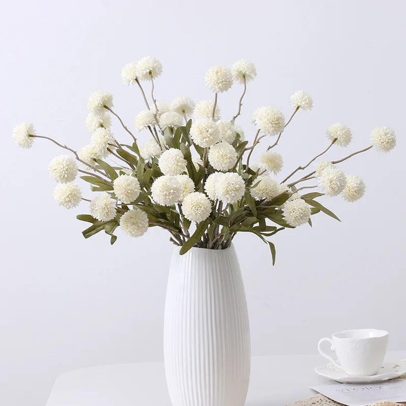 Artificial dandelion flowers wedding bouquet valentine's day gift - vue 3 sur 15